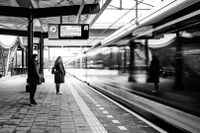 Waiting for the train - Utrecht Central Station