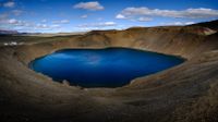 Viti crater near Krafla lava field